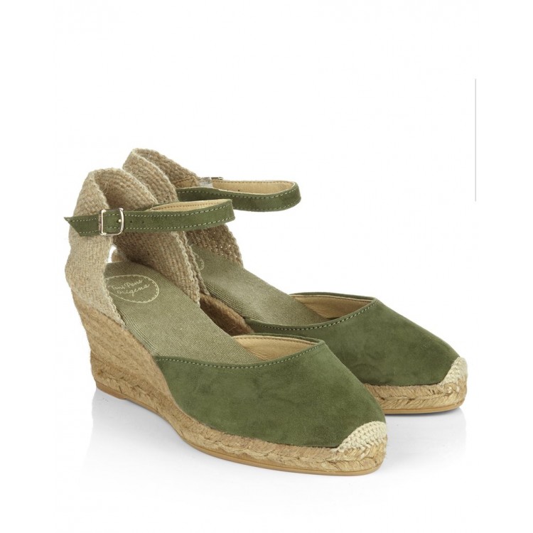 Toni Pons Espadrilles Lloret-5 Suede Khaki 